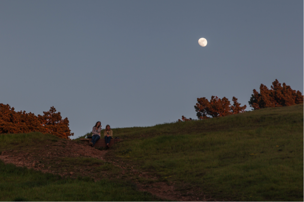 There are so many parks to choose from whether you’re out for a hike or watching the moon rise. Photo by Martin Totland