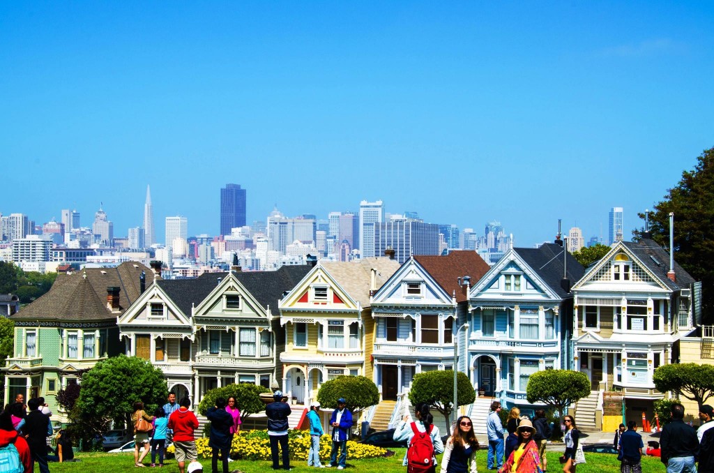 painted ladies at alamo square