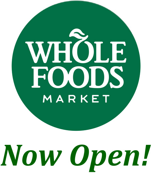 Whole Foods Market Now Open Logo